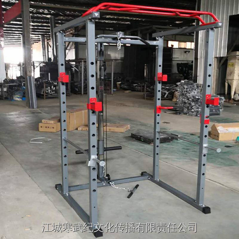 多功能家用深蹲架框式龙门架健身杠铃架卧推架综合训练器材组合